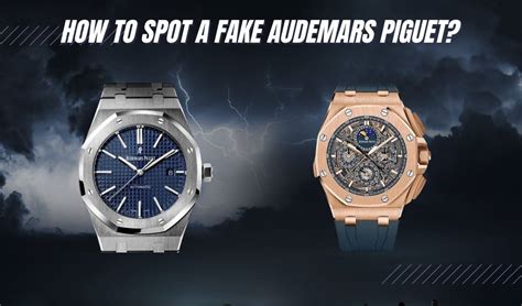 how to spot a fake audemars piguet